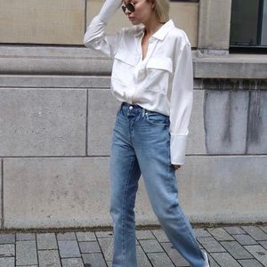 Frame slouchy jean